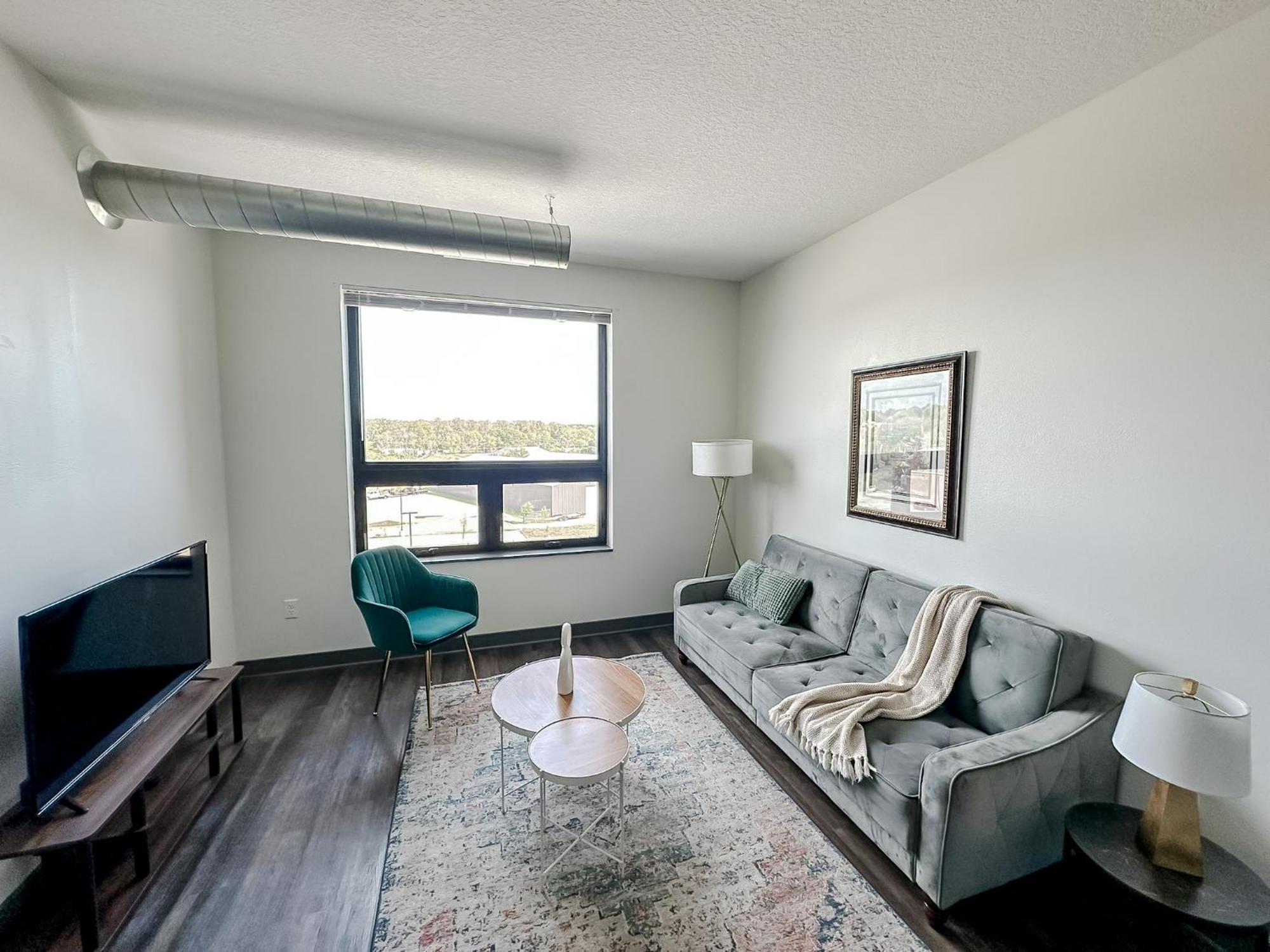 Sleepover 1Bd 1Ba Des Moines Apartments Bagian luar foto