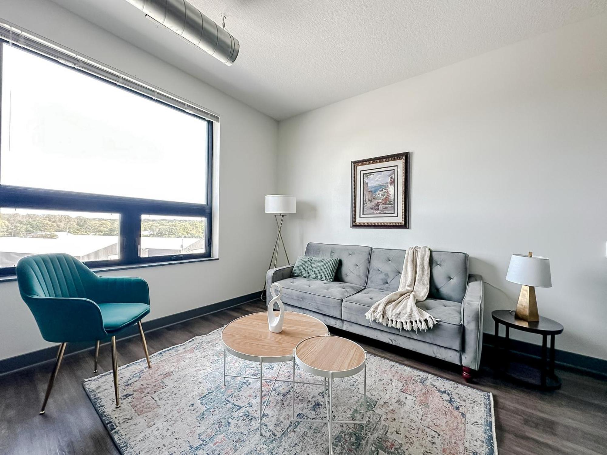 Sleepover 1Bd 1Ba Des Moines Apartments Bagian luar foto